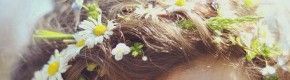 Wianek ślubny – korona z kwiatów