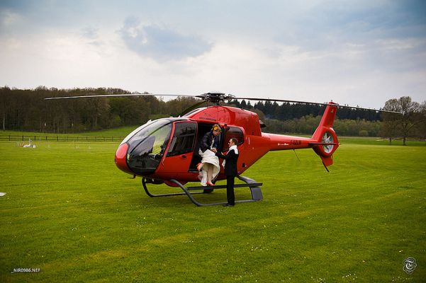 Romantyczna podróż do ślubu…helikopterem