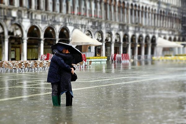 W Wenecji nawet deszcz nie jest straszny