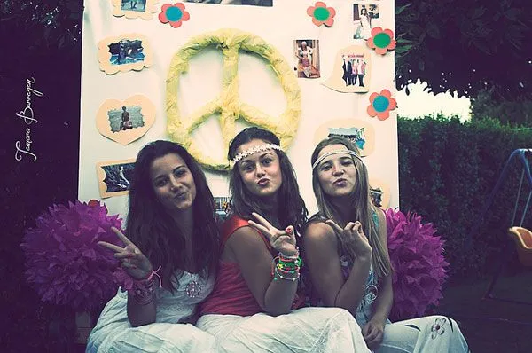 Impreza w stylu hippie