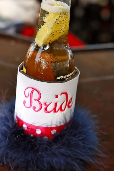 Bride koozie