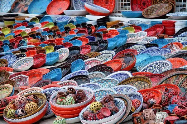 Stoisko z ceramiką