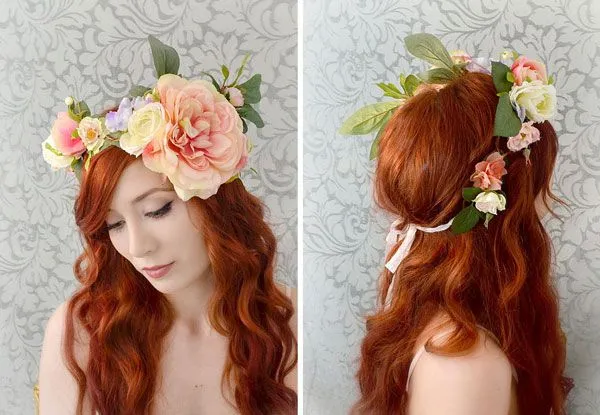 A może romantyczny wianek w stylu boho?