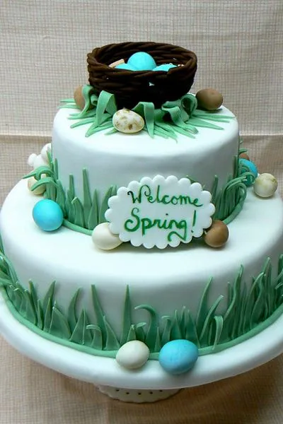 Niesamowity wiosenny tort