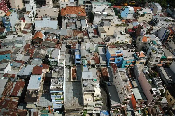 Ho chi Minh z lotu ptaka