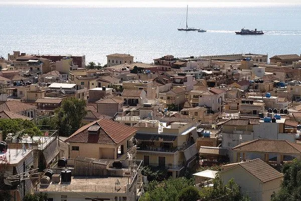 Widok na miasto Zakynthos